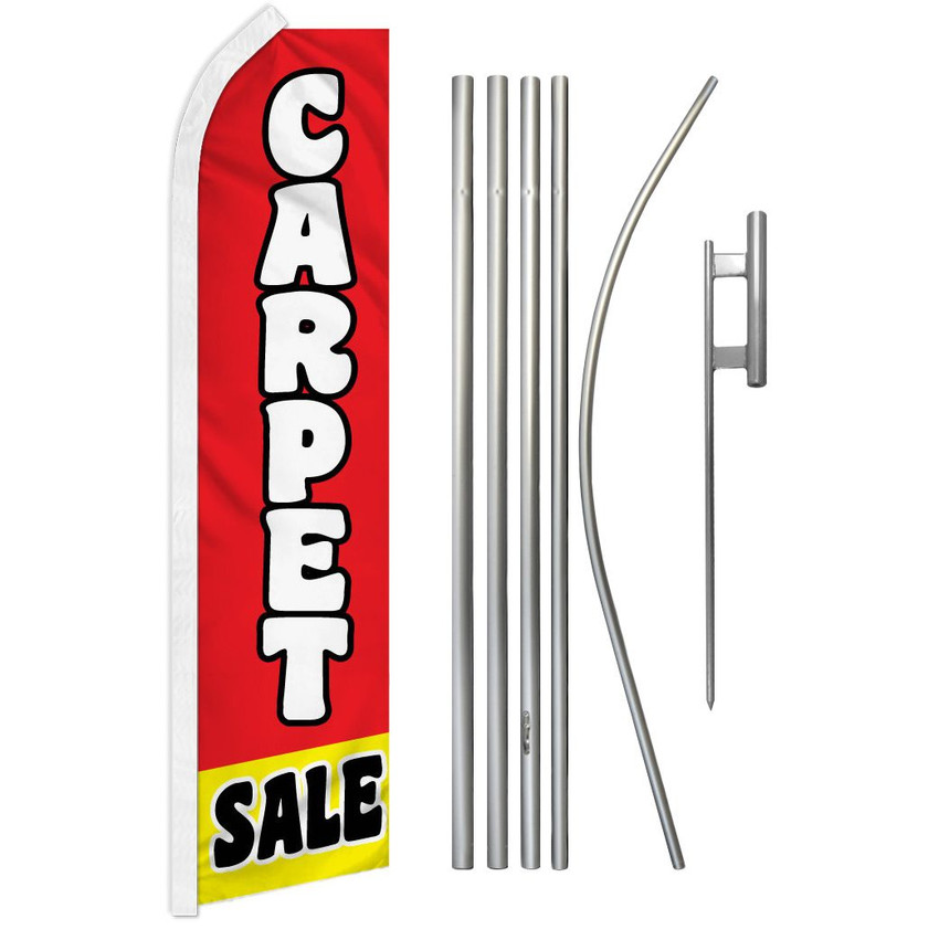 Carpet Sale Super Flag & Pole Kit