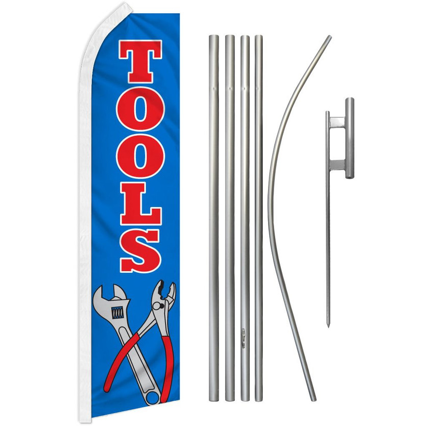 Tools Super Flag & Pole Kit