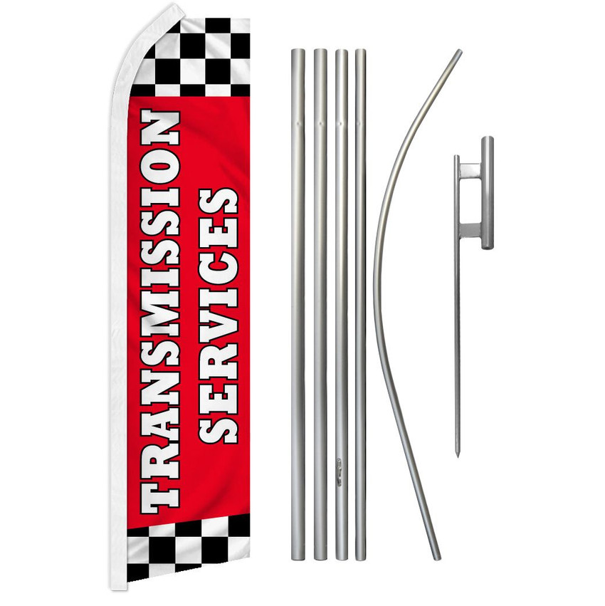 Transmission Services Super Flag & Pole Kit