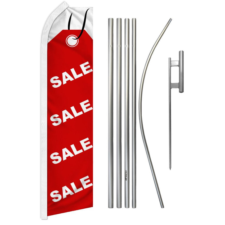 Sale (Red Tag) Super Flag & Pole Kit