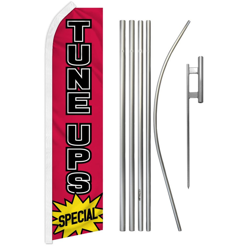Tune Ups Special Super Flag & Pole Kit