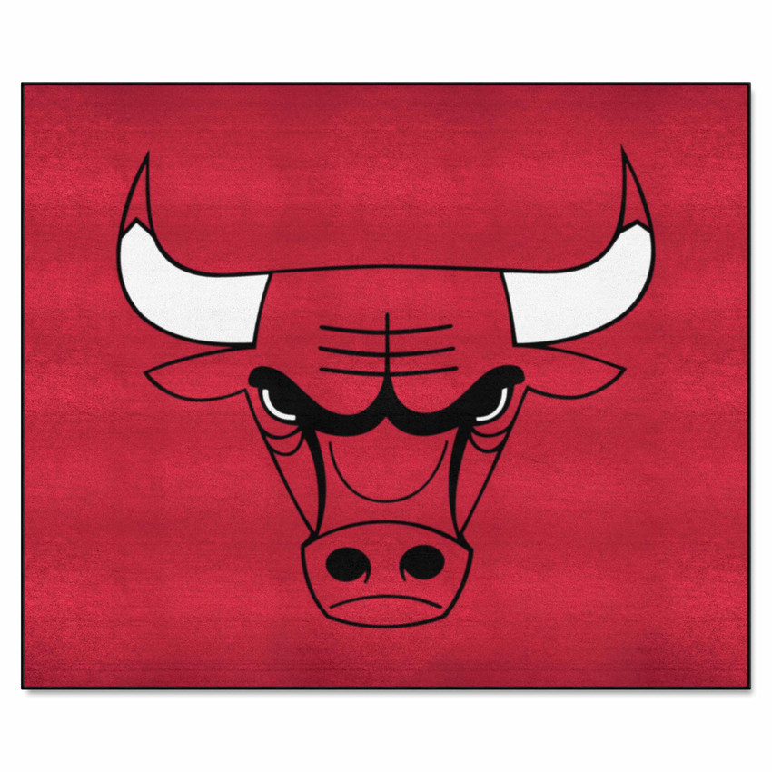 Chicago Bulls Tailgater Rug - 5ft. x 6ft. Bull Head Primary Logo