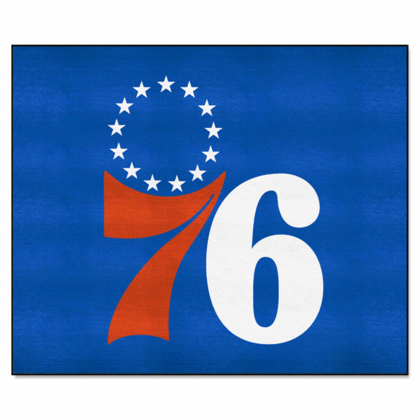 Philadelphia 76ers Tailgater Rug - 5ft. x 6ft. 76 Primary Logo