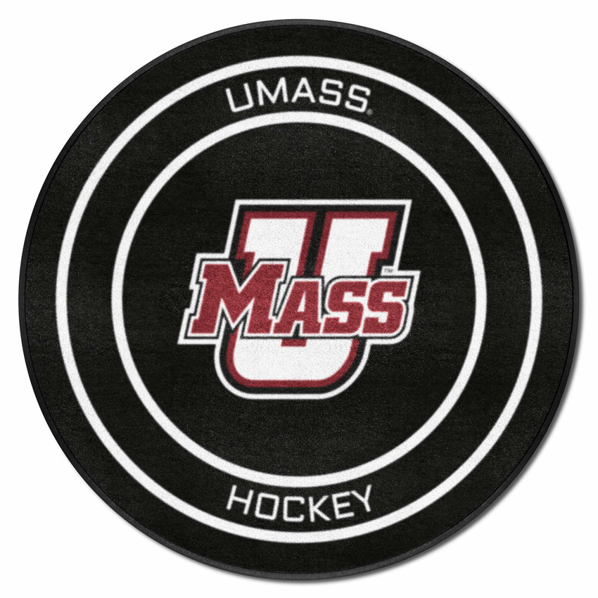 UMass Minutemen Hockey Puck Rug - 27in. Diameter
