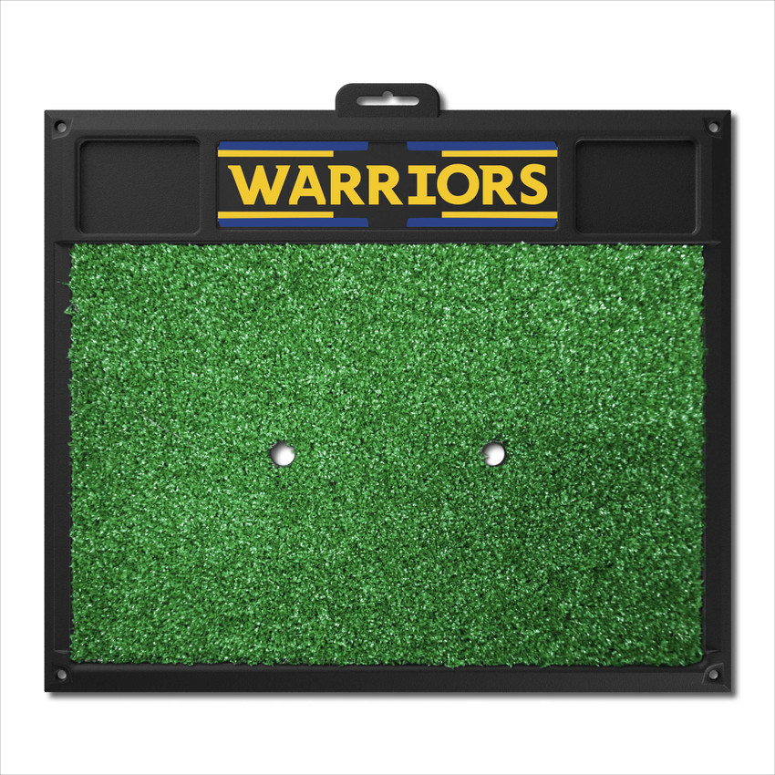 Golden State Warriors Golf Hitting Mat Wordmark