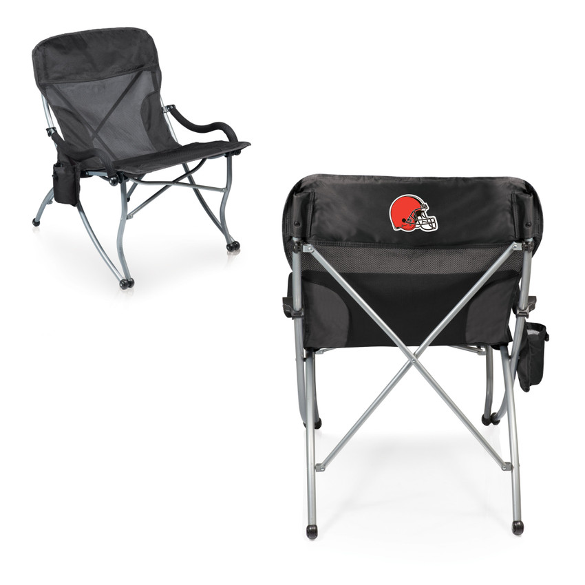 Cleveland Browns PT-XL Heavy Duty Camping Chair, (Black)
