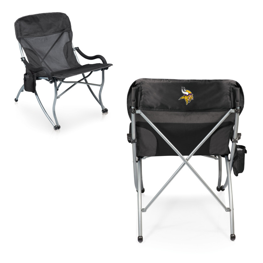 Minnesota Vikings PT-XL Heavy Duty Camping Chair, (Black)