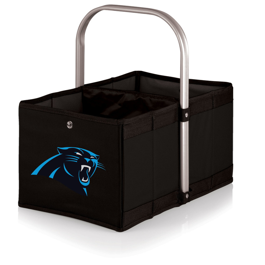 Carolina Panthers Urban Basket Collapsible Tote, (Black)