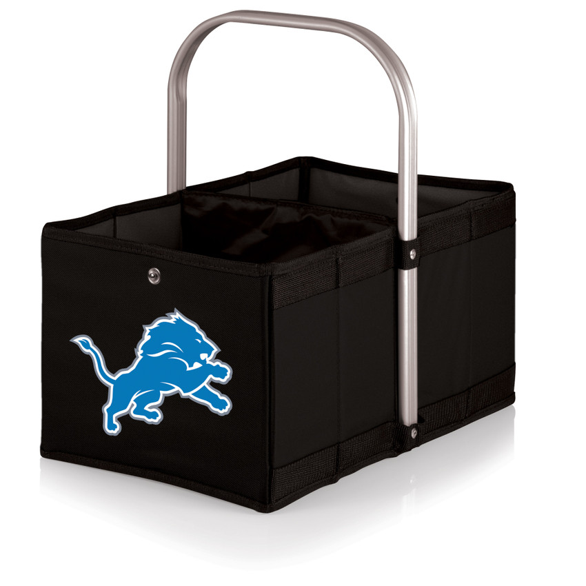 Detroit Lions Urban Basket Collapsible Tote, (Black)