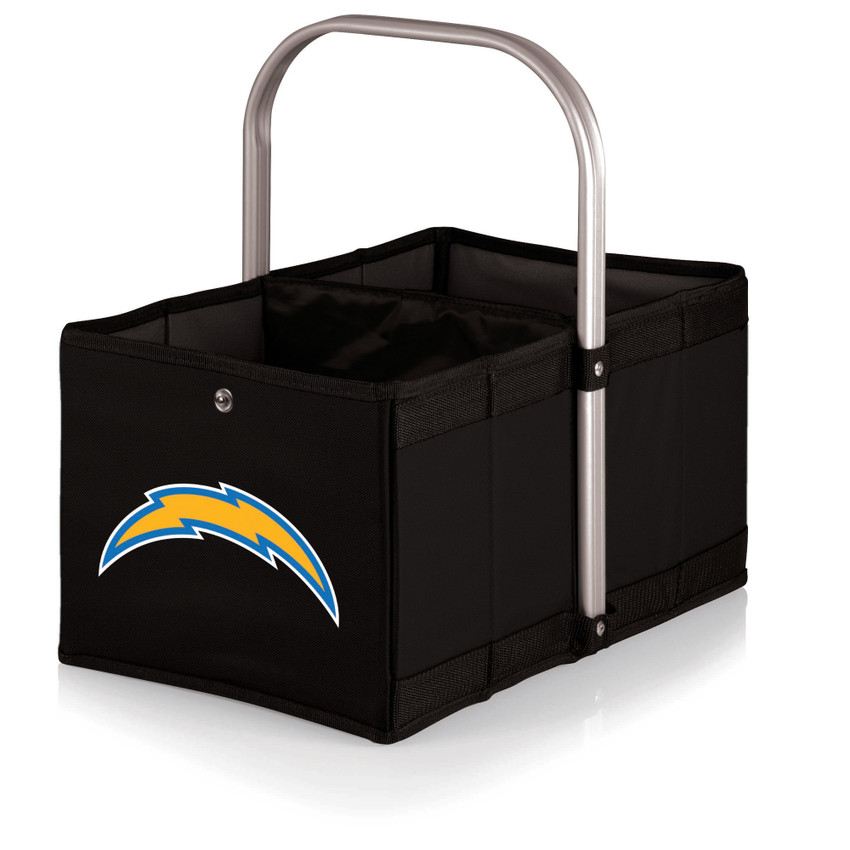 Los Angeles Chargers Urban Basket Collapsible Tote, (Black)