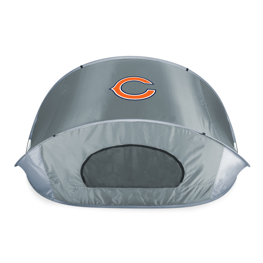 Chicago Bears Manta Portable Beach Tent, (Gray with Black Accents)