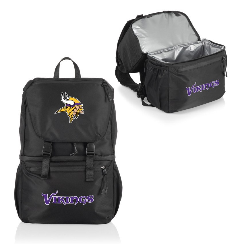 Minnesota Vikings Tarana Backpack Cooler, (Carbon Black)