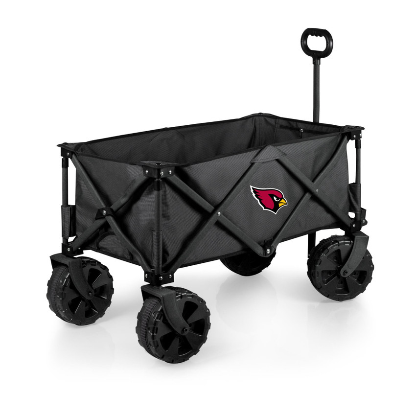 Arizona Cardinals Adventure Wagon Elite All-Terrain Portable Utility Wagon, (Dark Gray)