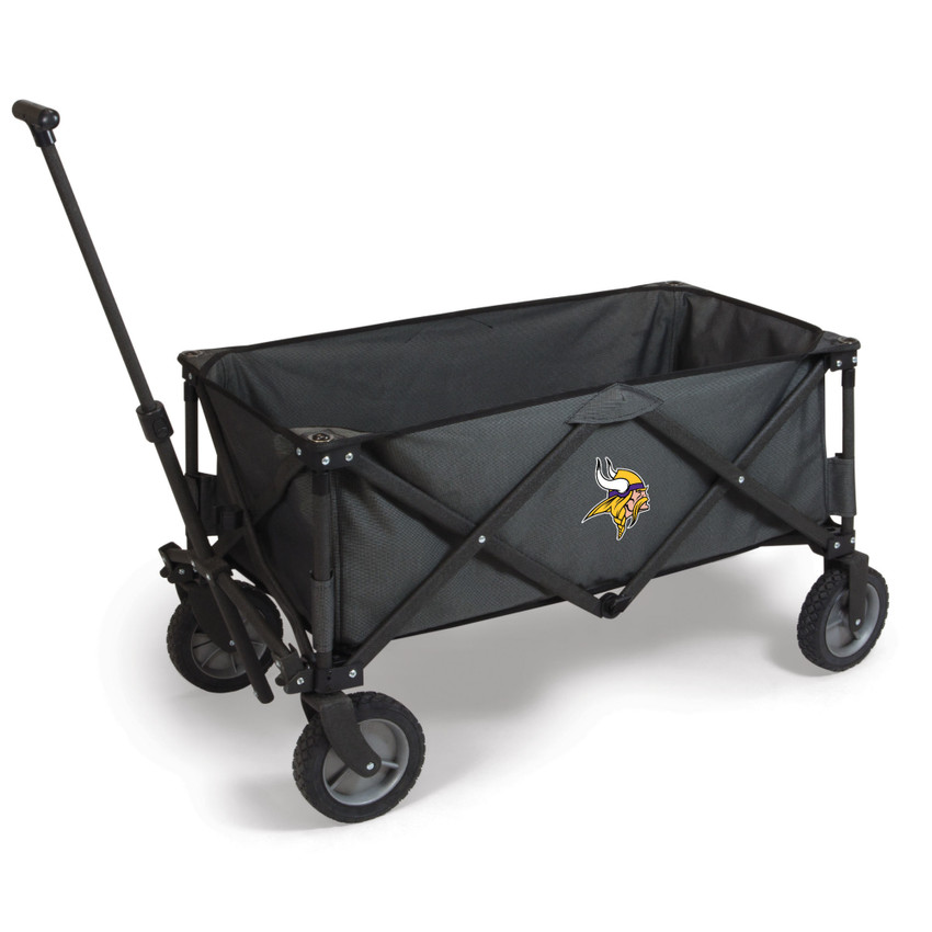 Minnesota Vikings Adventure Wagon Portable Utility Wagon, (Dark Gray)