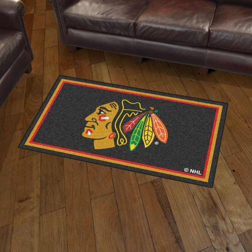 NHL - Chicago Blackhawks 3x5 Rug 36"x 60"