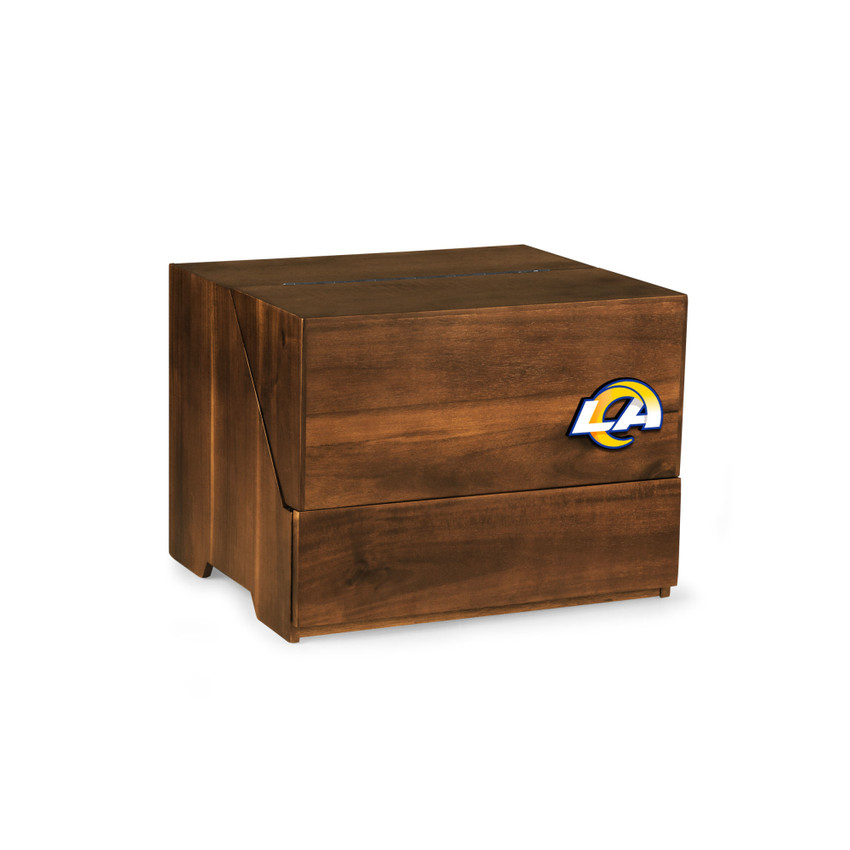 Los Angeles Rams Madison Acacia Tabletop Bar Set, (Acacia Wood)