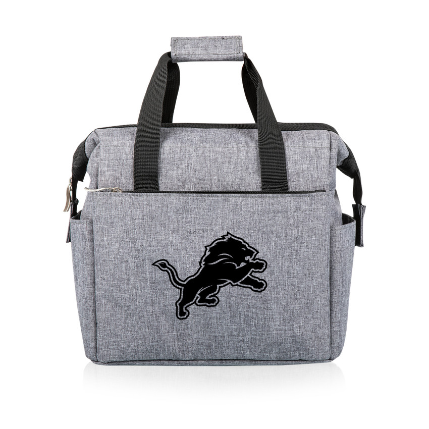 Detroit Lions On The Go Lunch Bag Cooler, (Heathered Gray)