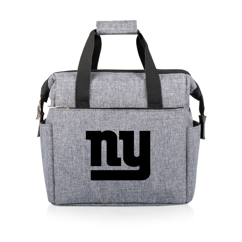 New York Giants On The Go Lunch Bag Cooler, (Heathered Gray)