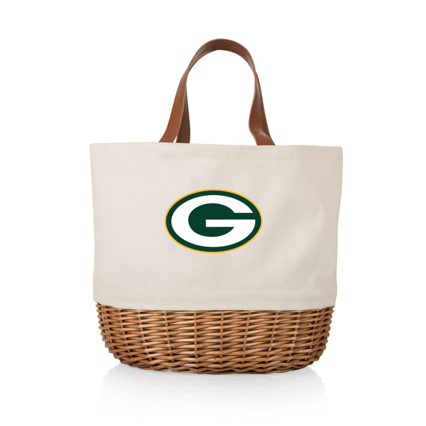 Green Bay Packers Promenade Picnic Basket, (Beige Canvas)