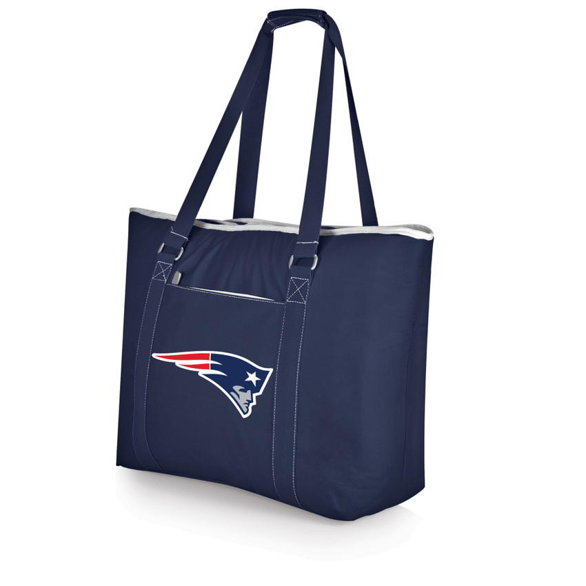 New England Patriots Tahoe XL Cooler Tote Bag, (Navy Blue)