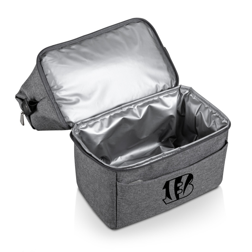 Cincinnati Bengals Urban Lunch Bag Cooler, (Gray with Black Accents)