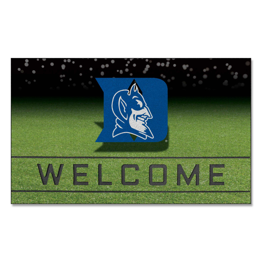 Duke Blue Devils Crumb Rubber Door Mat - 18in. x 30in. Iron Duke D Primary Logo