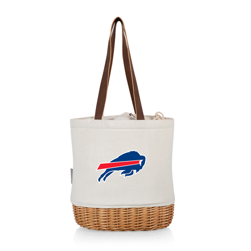 Buffalo Bills Pico Willow and Canvas Lunch Basket, (Natural Canvas)