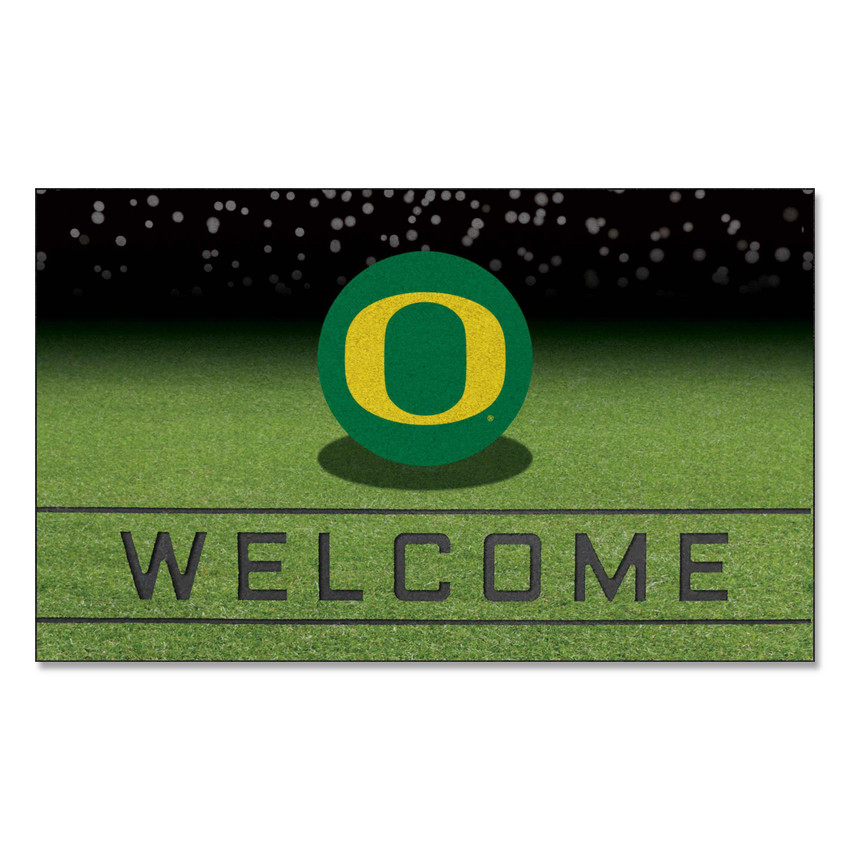 Oregon Ducks Crumb Rubber Door Mat - 18in. x 30in. O Primary Logo