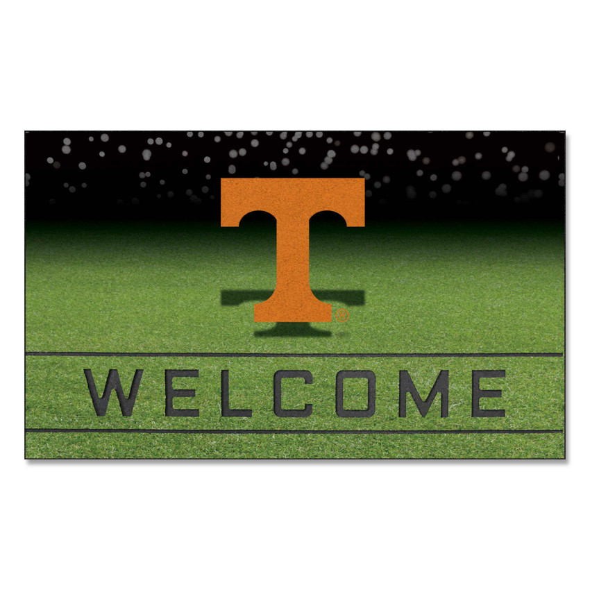 Tennessee Volunteers Crumb Rubber Door Mat - 18in. x 30in. T Primary Logo