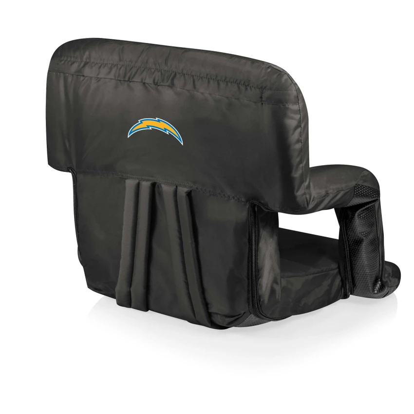 Los Angeles Chargers Ventura Portable Reclining Stadium Seat, (Black)