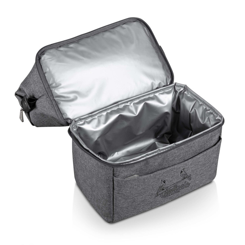 St. Louis Cardinals Urban Lunch Bag Cooler (Gray with Black Accents)