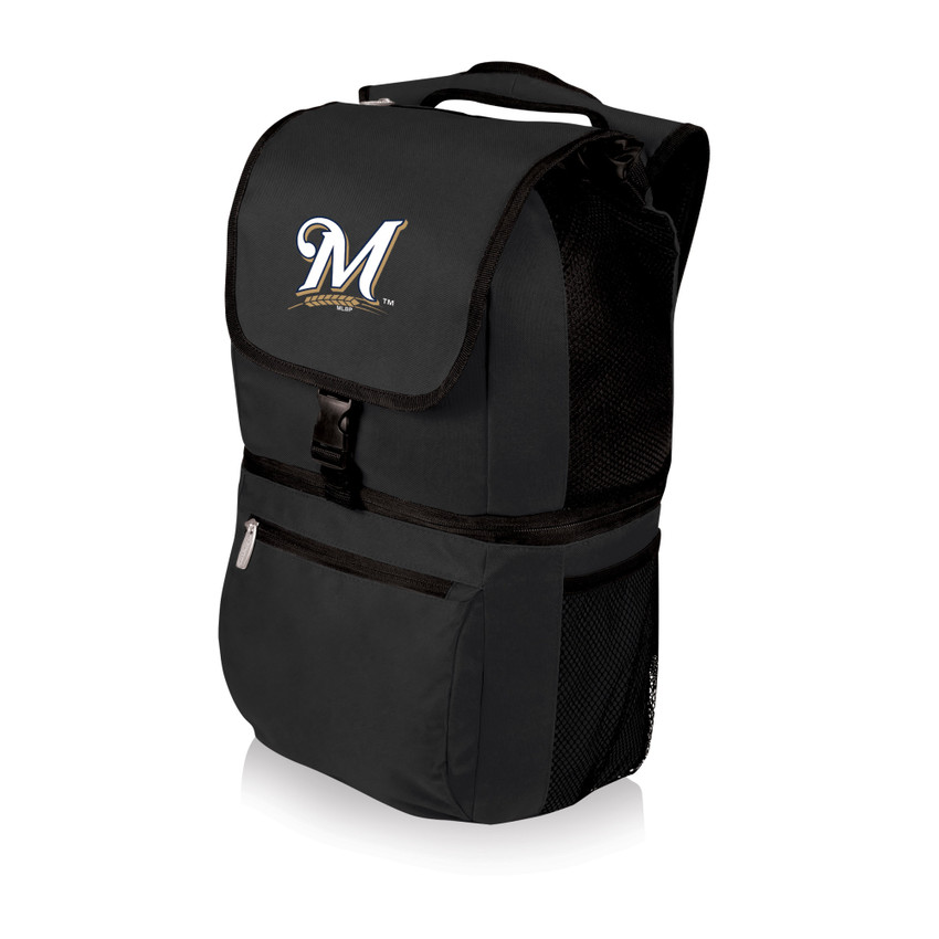 Milwaukee Brewers Zuma Backpack Cooler (Black)