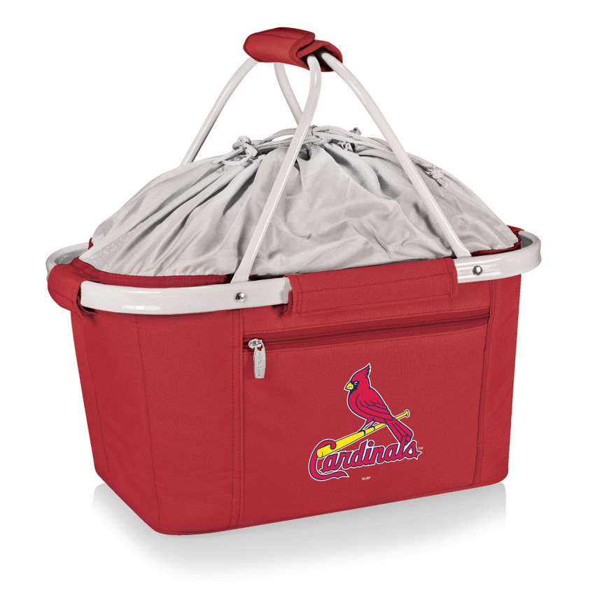 St. Louis Cardinals Metro Basket Collapsible Cooler Tote (Red)
