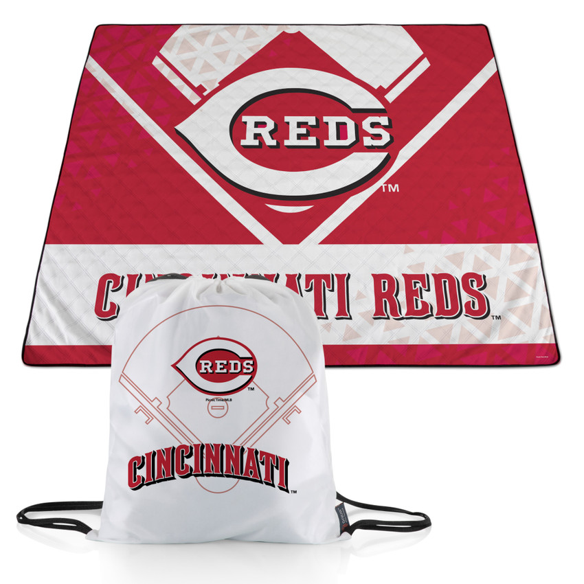 Cincinnati Reds Impresa Picnic Blanket (Black & White)
