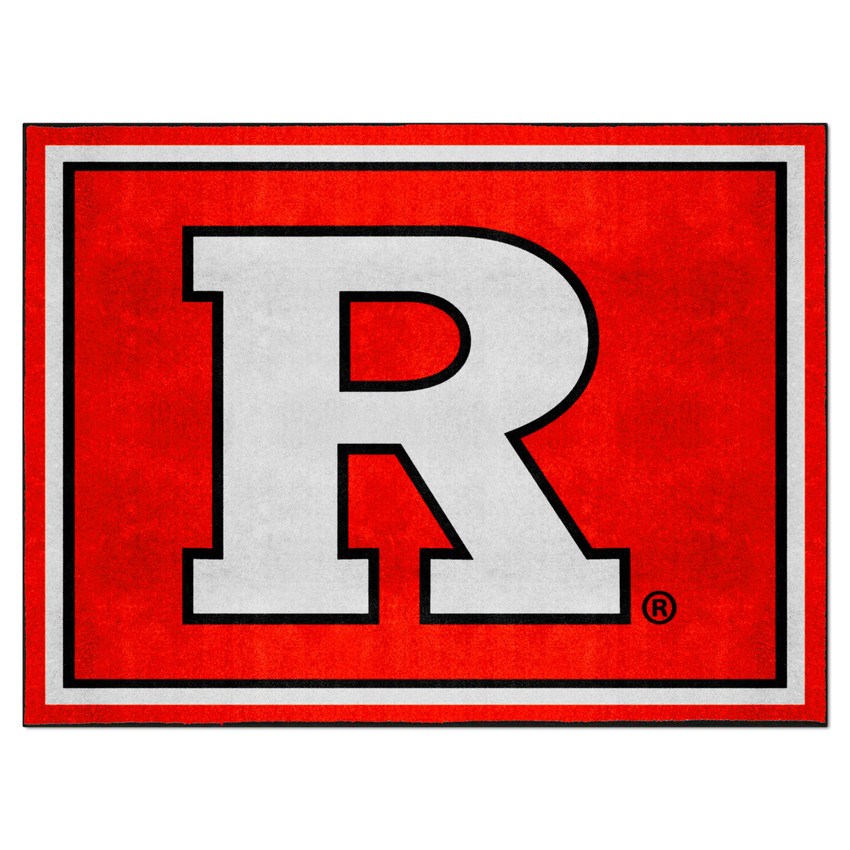 Rutgers Scarlett Knights 8ft. x 10 ft. Plush Area Rug