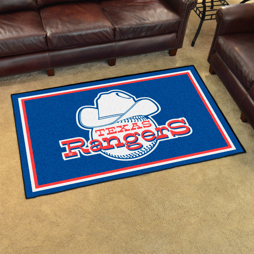 Retro Collection - 1972 Texas Rangers 4x6 Rug