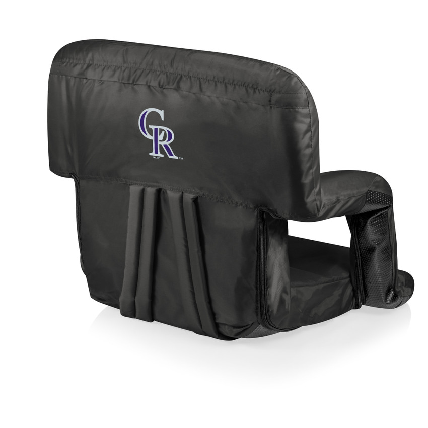 Colorado Rockies Ventura Portable Reclining Stadium Seat (Black)