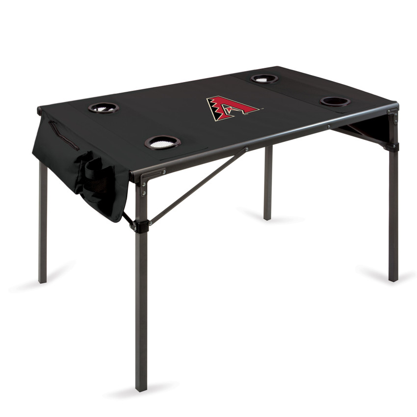 Arizona Diamondbacks Travel Table Portable Folding Table (Black)