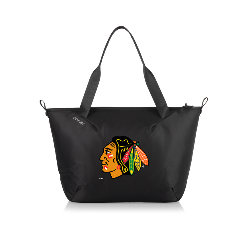 Chicago Blackhawks Tarana Cooler Tote Bag, (Carbon Black)