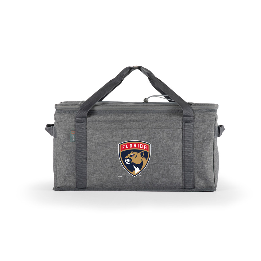 Florida Panthers 64 Can Collapsible Cooler, (Heathered Gray)