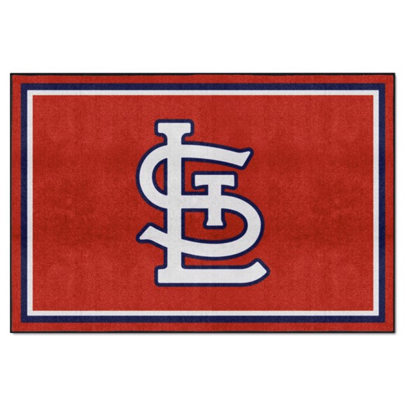 St. Louis Cardinals 5x8 Rug "STL" Logo