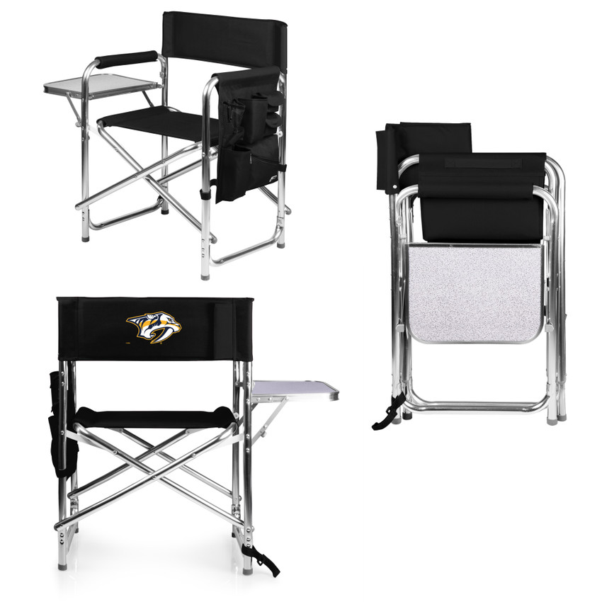 Nashville Predators Sports Chair, (Black)