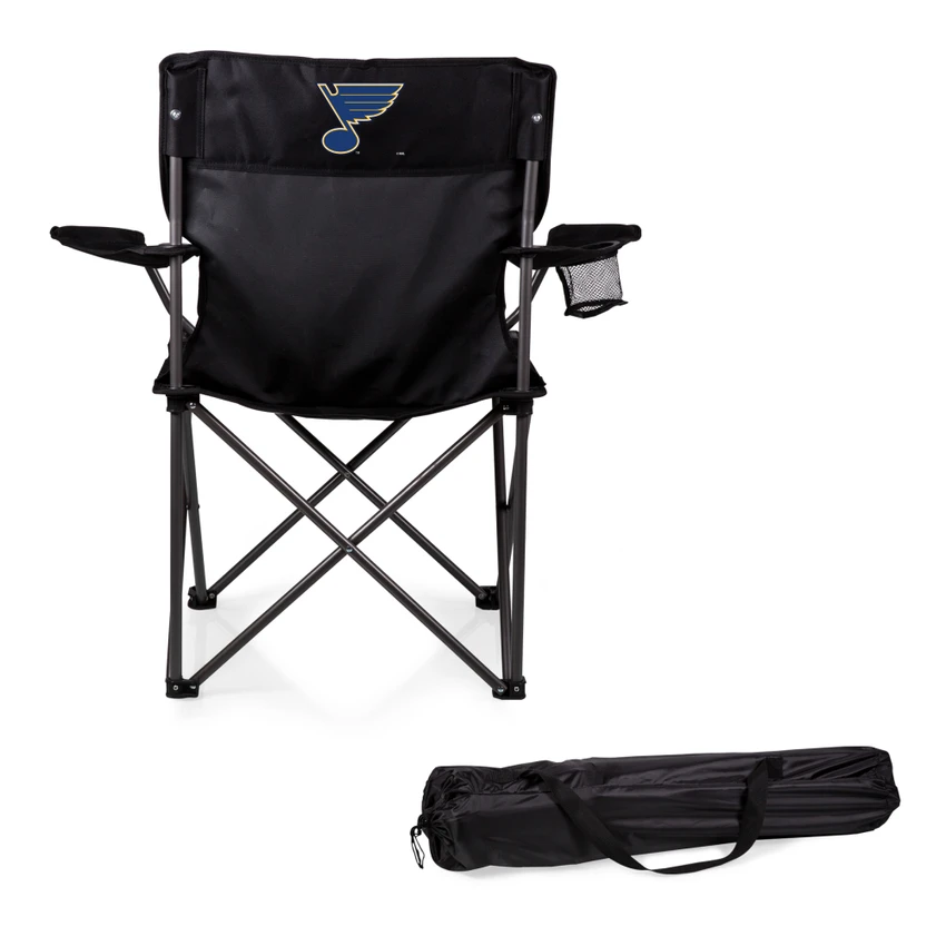 St Louis Blues PTZ Camp Chair, (Black)