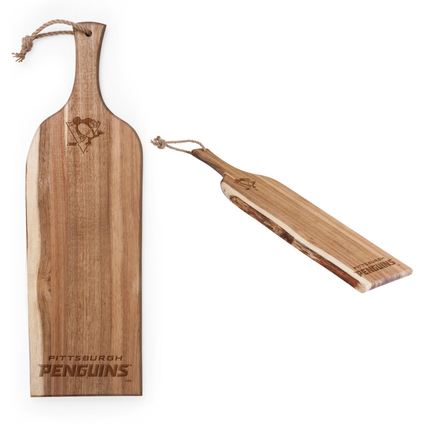 Pittsburgh Penguins Artisan 24" Acacia Charcuterie Board, (Acacia Wood)