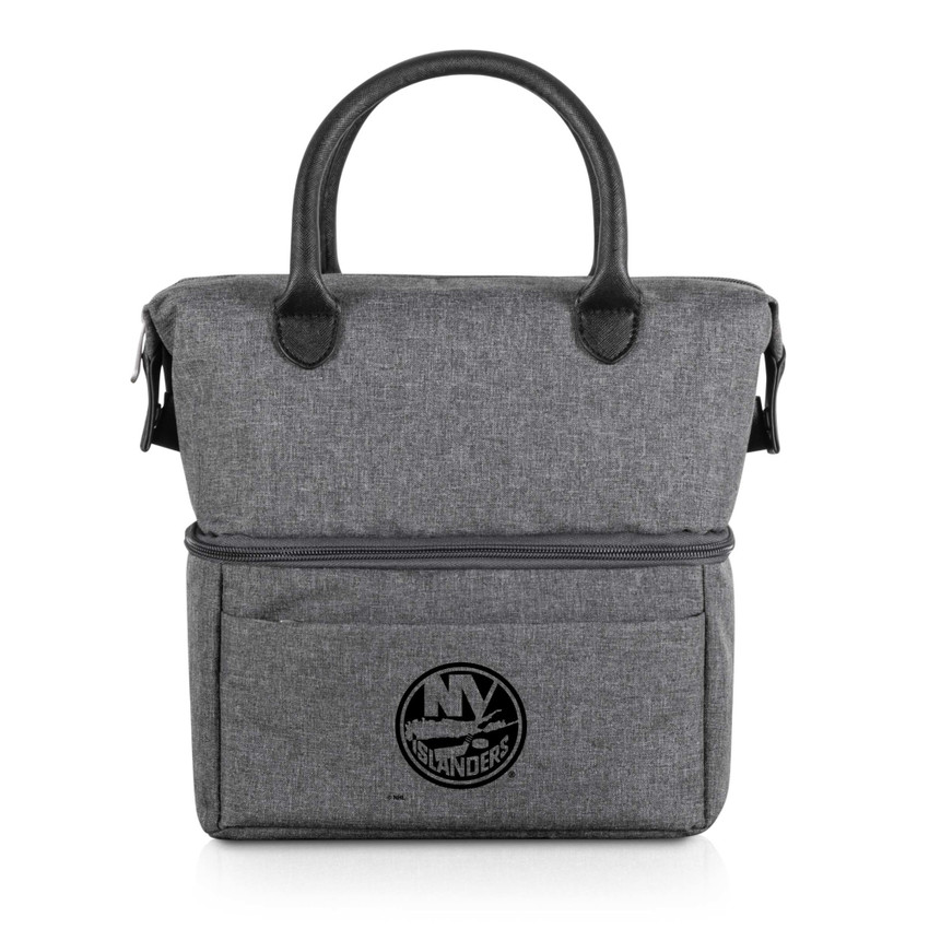 New York Islanders Urban Lunch Bag Cooler, (Gray with Black Accents)