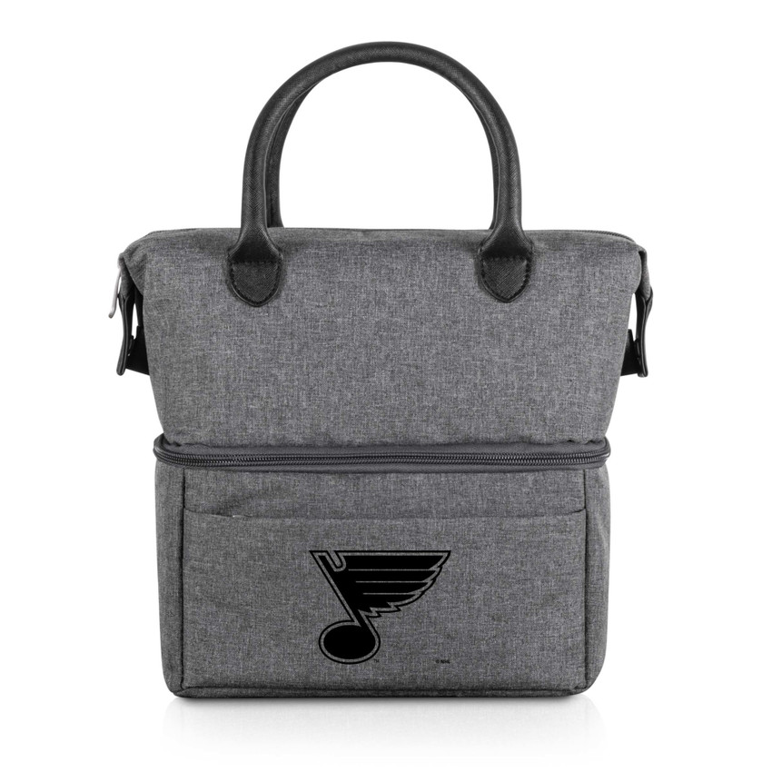 St Louis Blues Urban Lunch Bag Cooler, (Gray with Black Accents)
