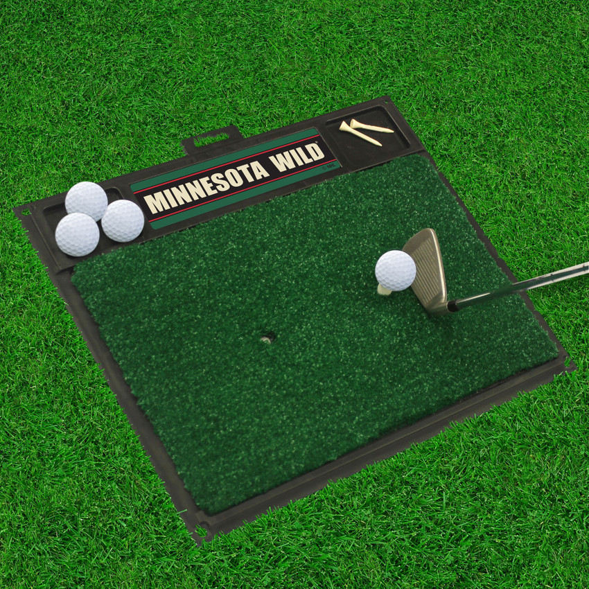 NHL - Minnesota Wild Golf Hitting Mat 20" x 17"