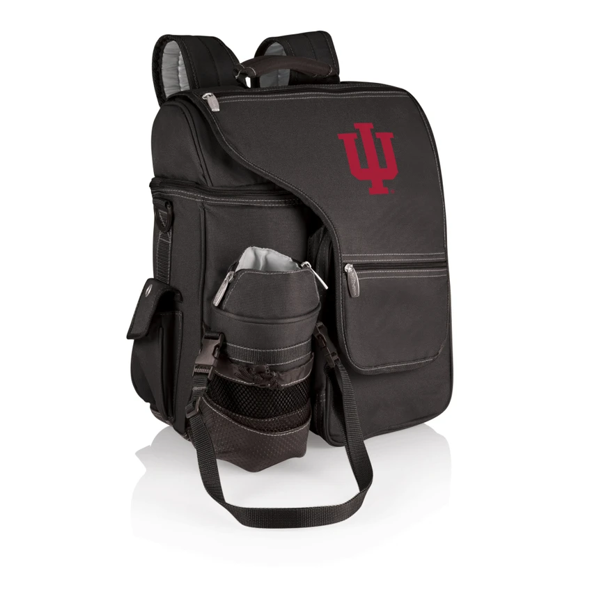 Indiana Hoosiers Turismo Travel Backpack Cooler, (Black)