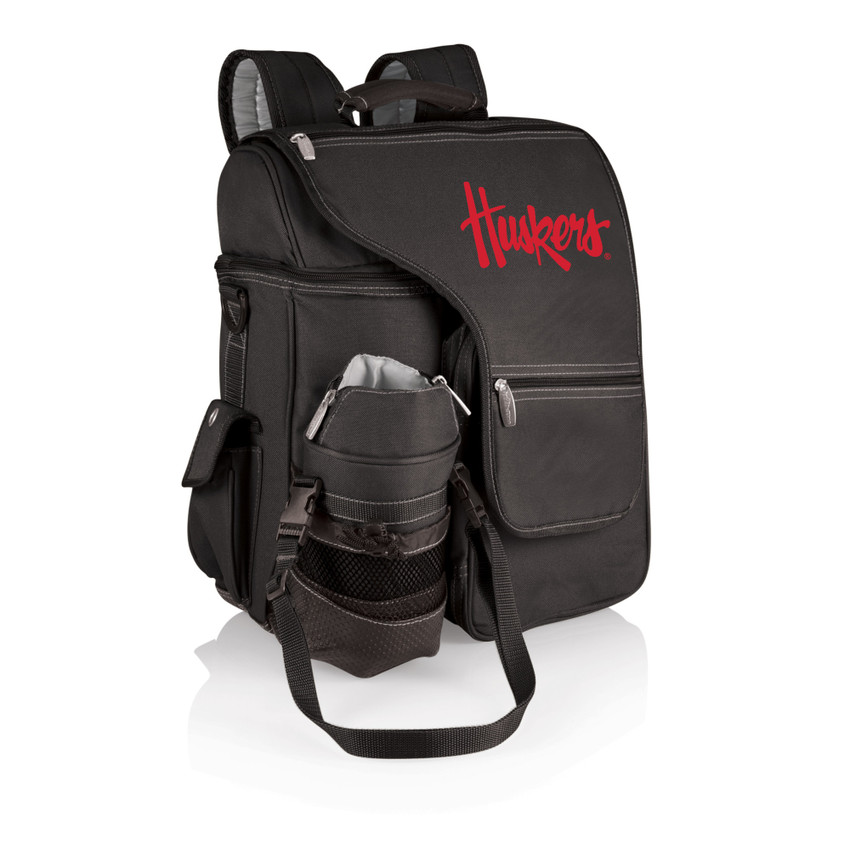 Nebraska Cornhuskers Turismo Travel Backpack Cooler, (Black)