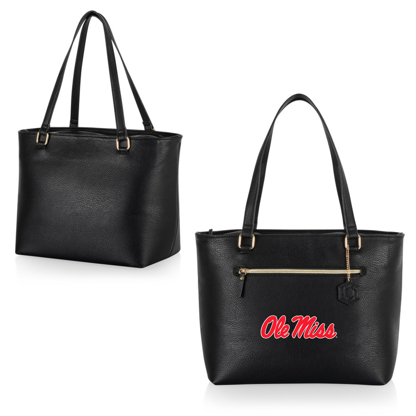 Ole Miss Rebels Uptown Cooler Tote Bag, (Black)